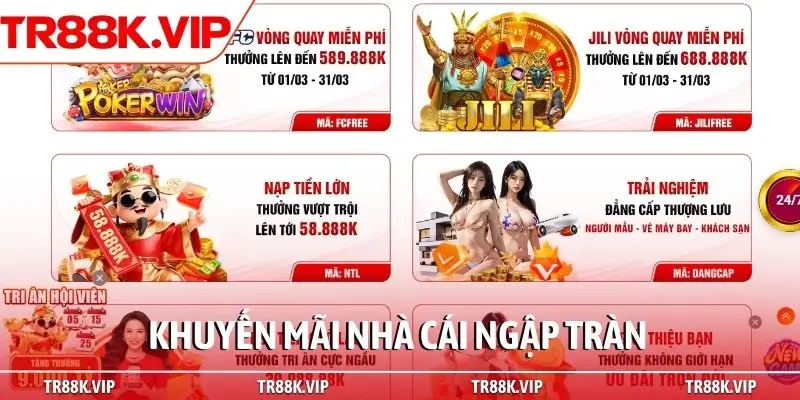 Khuyến mãi nhà cái ngập tràn