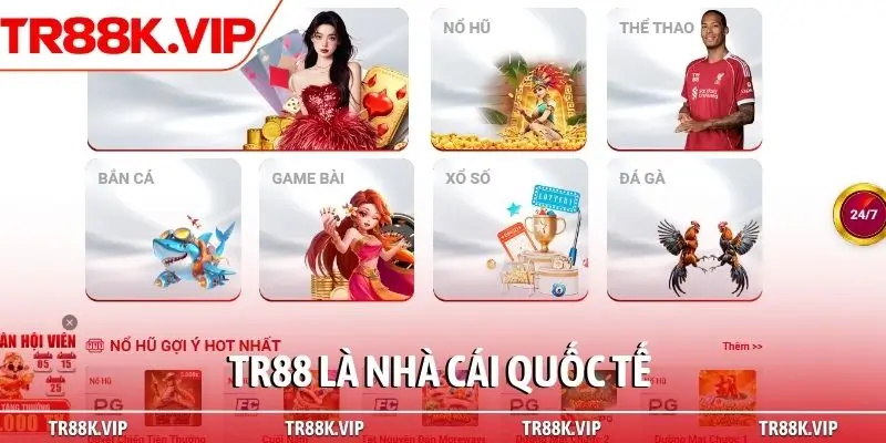 TR88 là nhà cái quốc tế