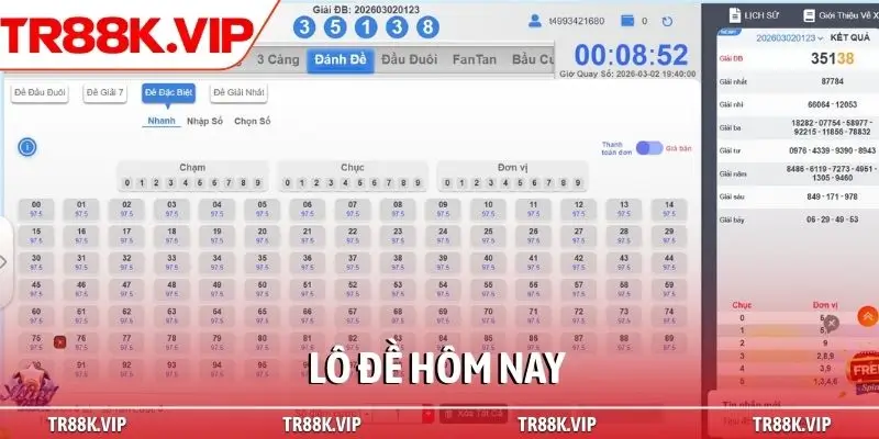 Lô đề hôm nay